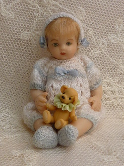 Miniature baby doll